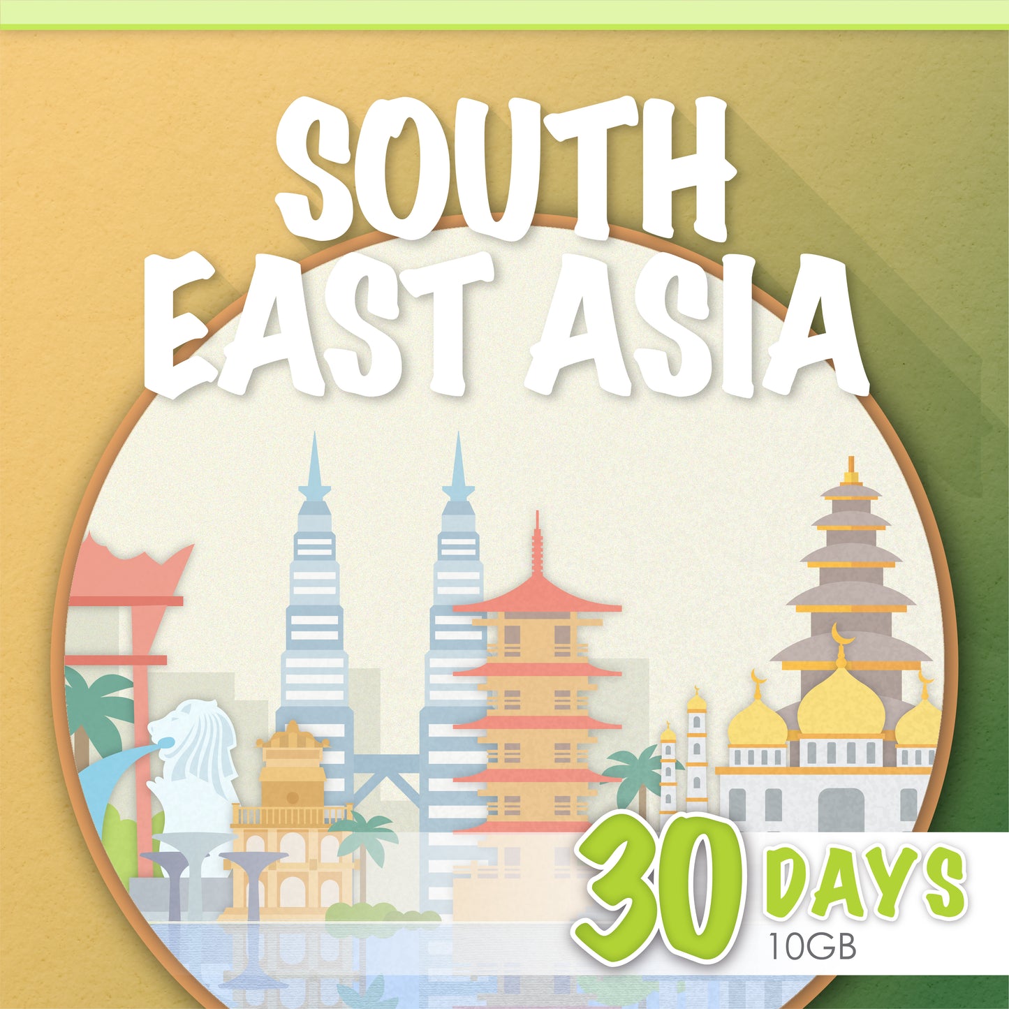 South East Asia 8/15/30 Days E-sim card